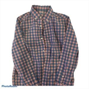NWOT crewcuts Gingham Fall Button Down